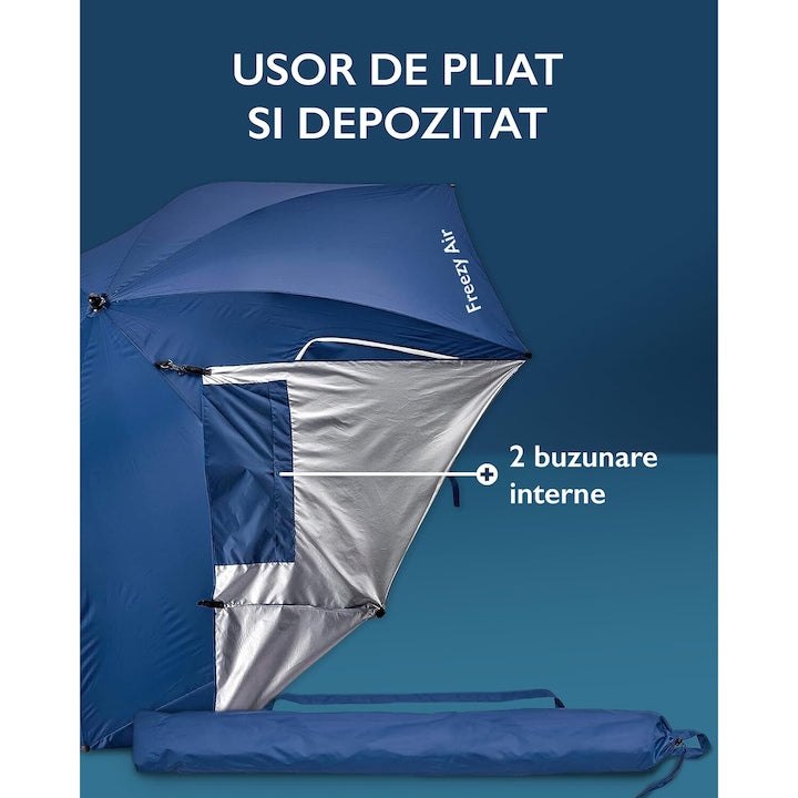 Umbrela de Plaja Freezy Air SunShield Umbrela de Plaja Freezy Air SunShield